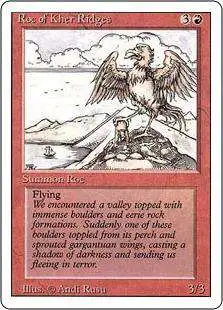 MtG Revised Rare Roc of Kher Ridges #172