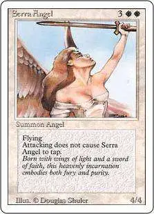 MtG Revised Uncommon Serra Angel #40