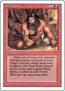 MtG Revised Uncommon Stone Giant #179