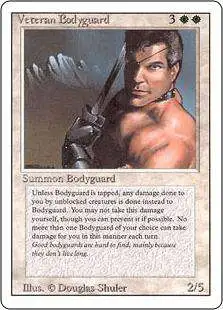MtG Revised Rare Veteran Bodyguard #42