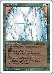 MtG Revised Uncommon Wall of Ice #225