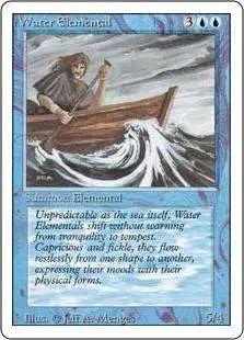 MtG Revised Uncommon Water Elemental #92