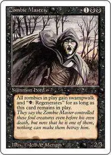 MtG Revised Rare Zombie Master #138