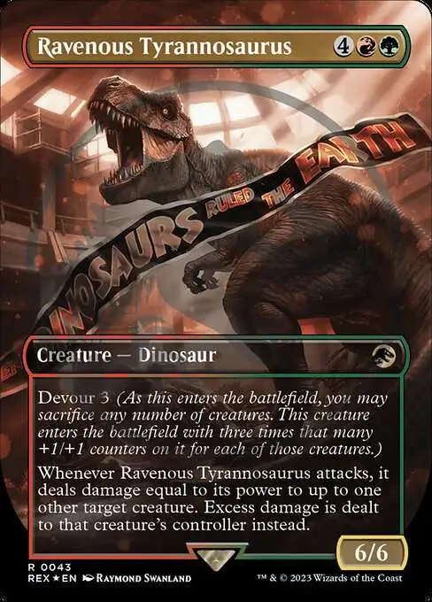 Magic The Gathering The Lost Caverns of Ixalan Jurassic World