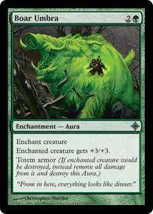 MtG Rise of the Eldrazi Uncommon Boar Umbra #179