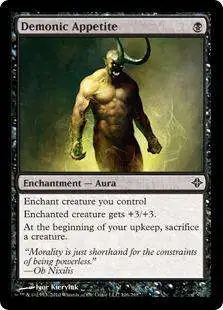 MtG Rise of the Eldrazi Common Demonic Appetite #106