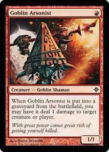 MtG Rise of the Eldrazi Common Goblin Arsonist #147