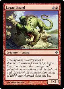 MtG Rise of the Eldrazi Common Lagac Lizard #154