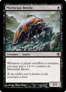 MtG Rise of the Eldrazi Rare Mortician Beetle #117