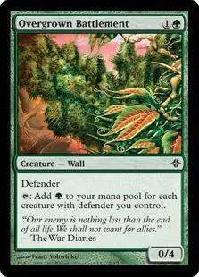 MtG Rise of the Eldrazi Common Overgrown Battlement #203