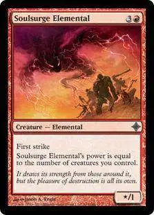 MtG Rise of the Eldrazi Uncommon Soulsurge Elemental #163