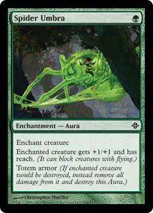 MtG Rise of the Eldrazi Common Spider Umbra #208