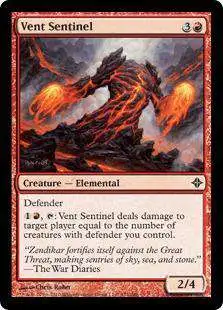 MtG Rise of the Eldrazi Common Vent Sentinel #171
