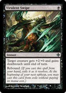 MtG Rise of the Eldrazi Uncommon Virulent Swipe #131