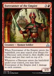 MtG Trading Card Game Rivals of Ixalan Uncommon Forerunner of the Empire #102