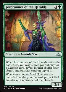 MtG Trading Card Game Rivals of Ixalan Uncommon Forerunner of the Heralds #129