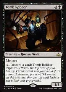 MtG Trading Card Game Rivals of Ixalan Rare Tomb Robber #87