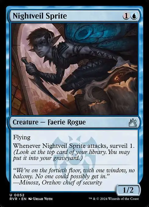 MtG Ravnica Remastered Uncommon Nightveil Sprite #52