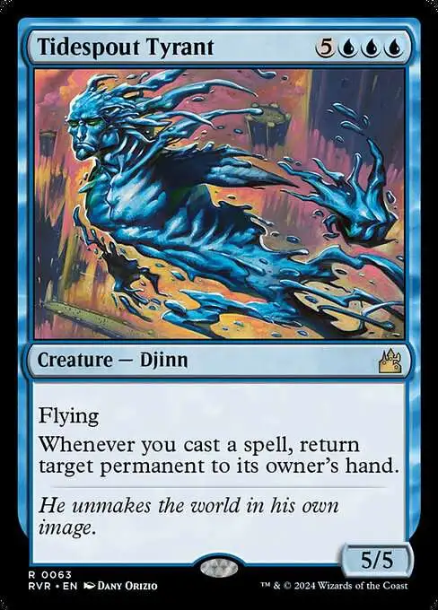 MtG Ravnica Remastered Rare Tidespout Tyrant #63
