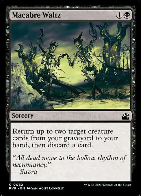MtG Ravnica Remastered Common Macabre Waltz #82