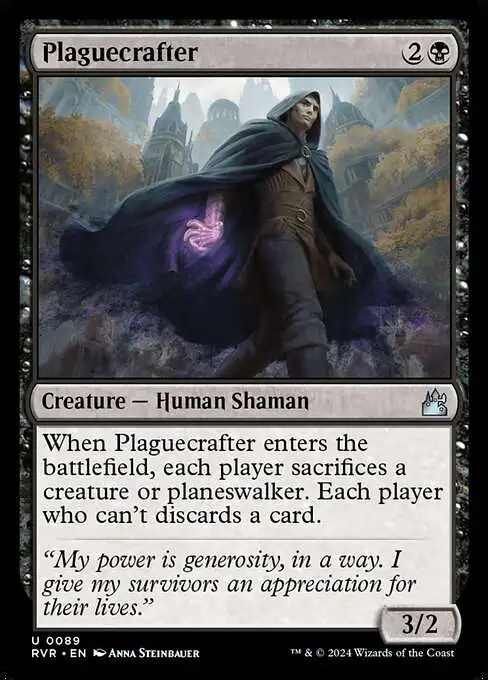 MtG Ravnica Remastered Uncommon Plaguecrafter #89