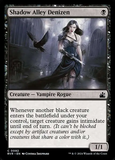 MtG Ravnica Remastered Common Shadow Alley Denizen #92