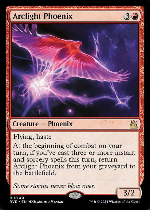 MtG Ravnica Remastered Rare Arclight Phoenix #100