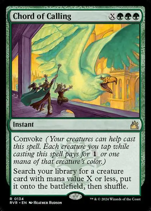 MtG Ravnica Remastered Rare Chord of Calling #134