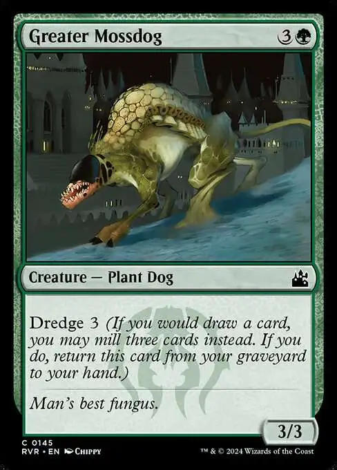 MtG Ravnica Remastered Common Greater Mossdog #145