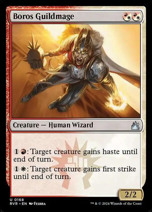 Magic The Gathering Ravnica Remastered Single Card Uncommon Boros Guildmage  168 - ToyWiz
