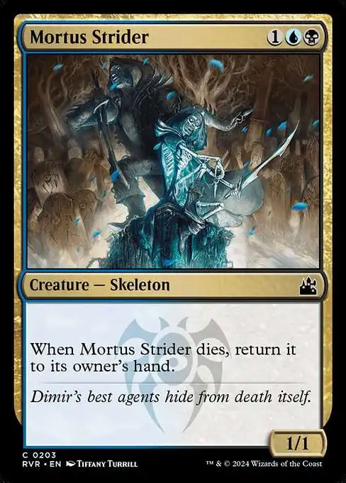 Magic The Gathering Ravnica Remastered Single Card Common Mortus Strider  203 - ToyWiz