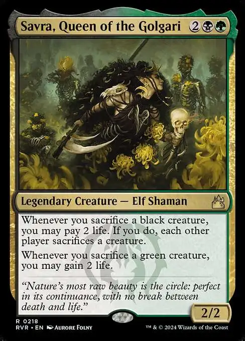 mtg ravnica remastered most expensive cards Magic The Gathering Single Card Rare Savra, Queen of the Golgari 218 The Most Expensive MTG Cards
