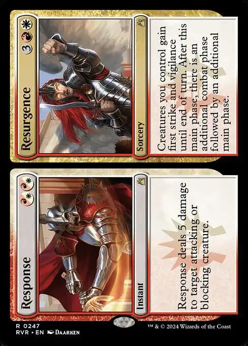 MtG Ravnica Remastered Rare Foil Response // Resurgence #247