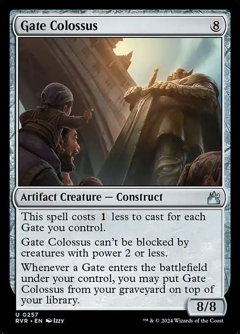 MtG Ravnica Remastered Uncommon Gate Colossus #257