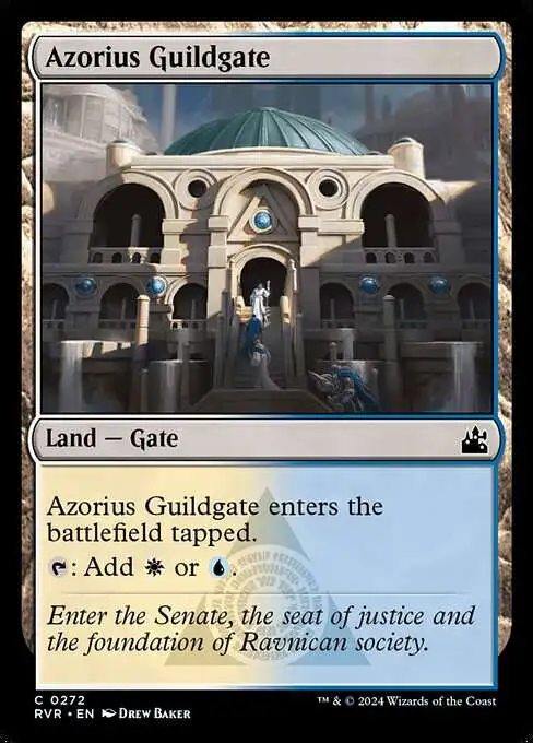 MtG Ravnica Remastered Common Azorius Guildgate #272