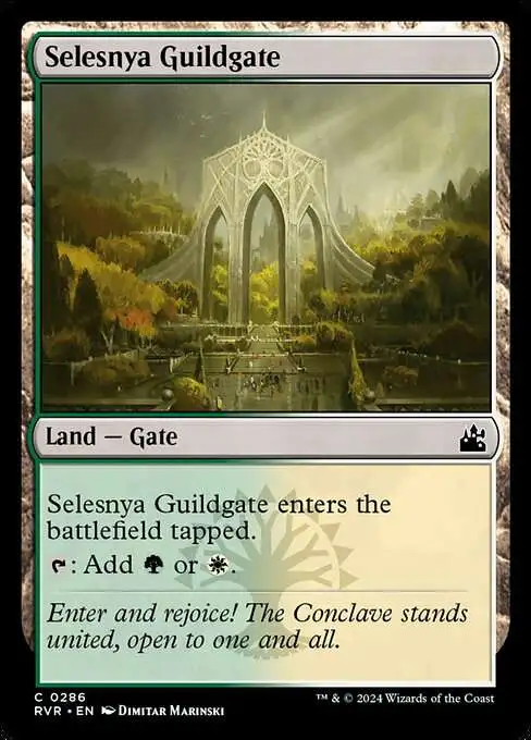 MtG Ravnica Remastered Common Selesnya Guildgate #286