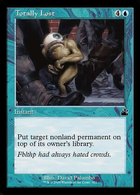 Magic The Gathering Ravnica Remastered Single Card Common Totally Lost 321  Retro Frame - ToyWiz