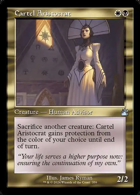 MtG Ravnica Remastered Uncommon Cartel Aristocrat #359 [Retro Frame]