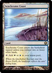 MtG Scars of Mirrodin Rare Foil Seachrome Coast #229