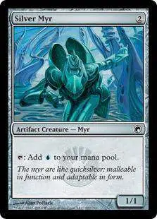 MtG Scars of Mirrodin Common Foil Silver Myr #202