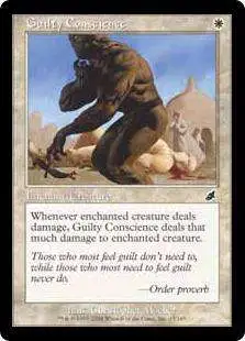 MtG Scourge Common Guilty Conscience #17 [Signed by Artist]