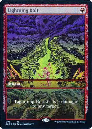 MtG Secret Lair Drop Series Uncommon Foil Lightning Bolt #86