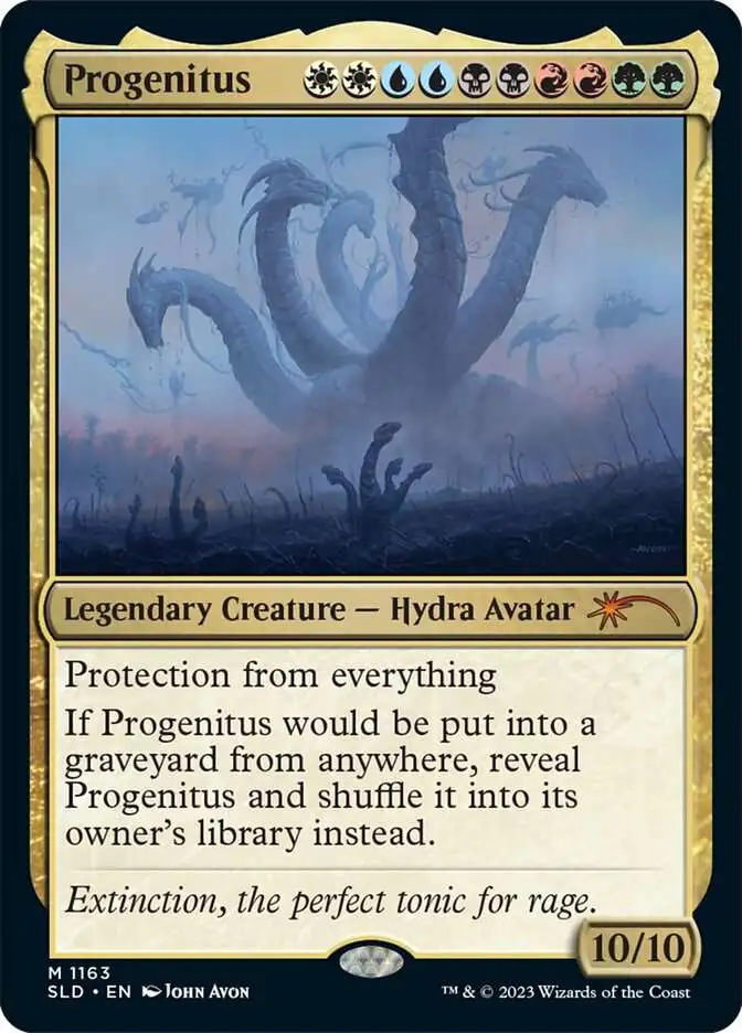 MtG Promo Cards Mythic Rare Progenitus #1163 [Secret Lair]