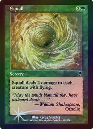 MtG 7th Edition Common Foil Squall #271