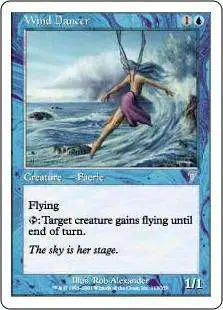 MtG 7th Edition Uncommon Foil Wind Dancer #113