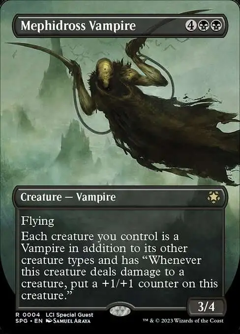 MtG The Lost Caverns of Ixalan: Special Guests Rare Mephidross Vampire #4 [Lost Caverns of Ixalan Borderless]
