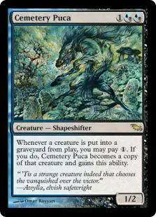 MtG Shadowmoor Rare Cemetery Puca #158