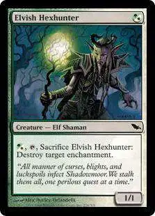 MtG Shadowmoor Common Elvish Hexhunter #226