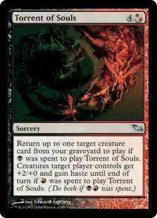 MtG Shadowmoor Uncommon Torrent of Souls #199