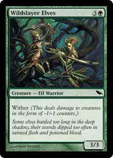 Magic The Gathering Shadowmoor Single Card Common Wildslayer Elves 133 -  ToyWiz